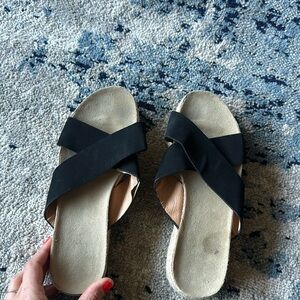 Criss cross espadrilles